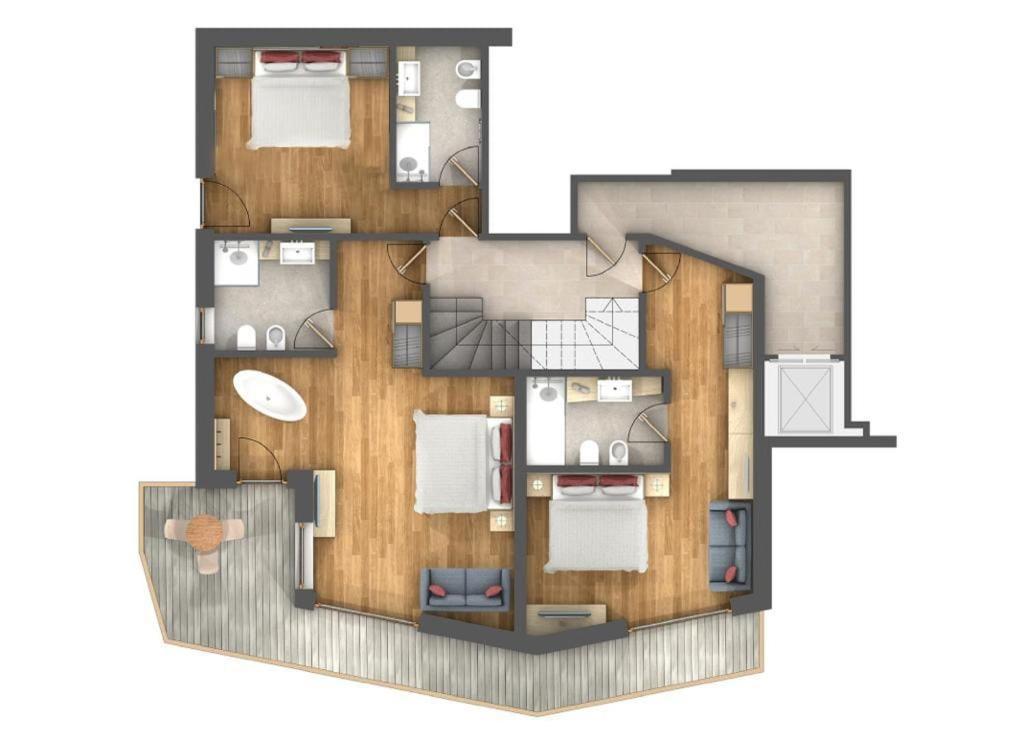 Luxury Chalet Lefiro Santa Cristina Val Gardena ภายนอก รูปภาพ
